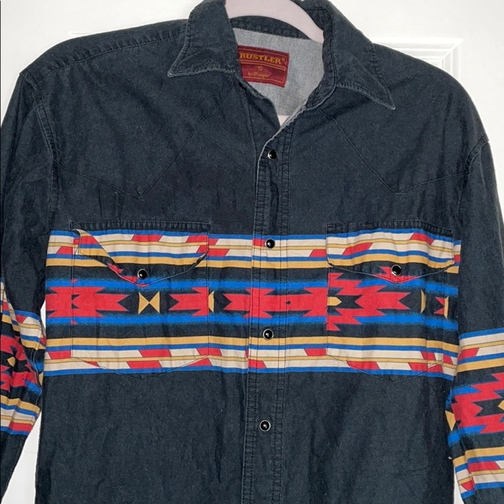 Vintage Wrangler pearl snap shirt